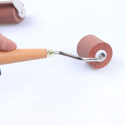 Wooden Brayer Roller DRAW-PW0001-359A-03-1