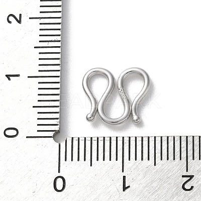 999 Fine Silver Hook and S-Hook Clasps STER-P063-03P-1