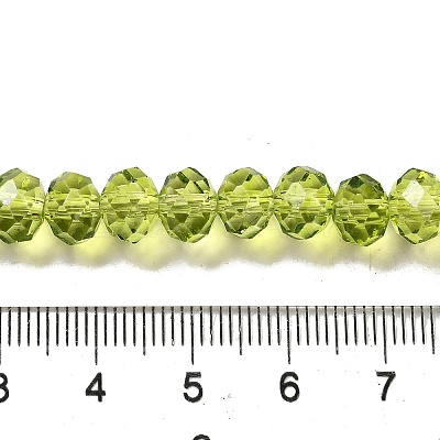 Transparent Baking Paint Glass Beads Strands DGLA-A034-T8mm-D05-1