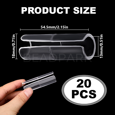 20Pcs Plastic Bed Sheet Fasteners FIND-DR0001-84-1