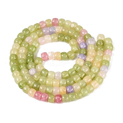 Ombre Effect Dyed Glass Beads Strands GLAA-Q106-05B-A07-1