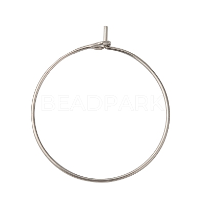 316 Surgical Stainless Steel Wine Glass Charms Rings STAS-L214-01D-1