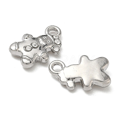 Christmas Alloy Crystal Rhinestone Pendants FIND-L026-01B-P-1