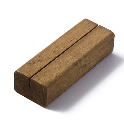 Wood Place Card Holders AJEW-WH0250-49-1