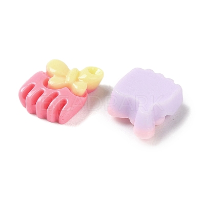 Opaque Resin Cabochons CRES-F030-01M-1
