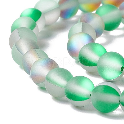 Synthetic Moonstone Beads Strands G-E573-01A-20-1