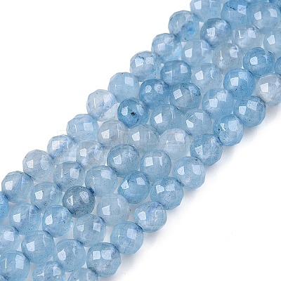 Natural White Jade Bead Strands G-R344-4mm-05-1