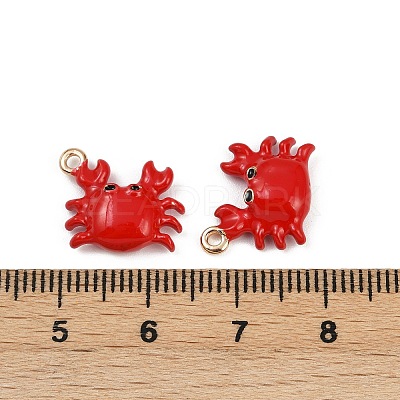Brass Alloy Charms KK-R226-15G-02-1