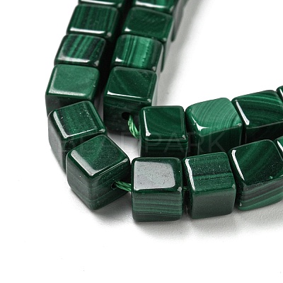 Natural Malachlite Beads Strands G-Q185-A02-01-1