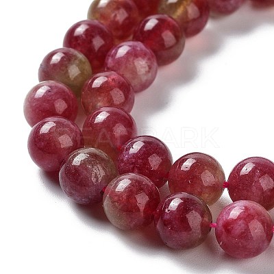 Dyed Natural Malaysia Jade Beads Strands G-G021-02A-01-1