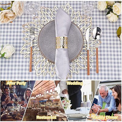 22Pcs 4 Style Paper Napkin Buckle AJEW-AR0001-19-1