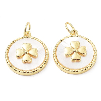 Rack Plating Brass Pendants X-KK-B076-05G-02-1