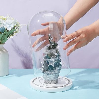 Glass Dome Cover AJEW-WH0001-95B-1