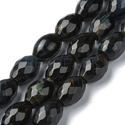 Dyed Natural Tiger Eye Beads Strands G-C135-J01-01-1
