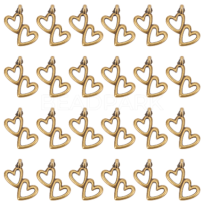 100Pcs Tibetan Style Alloy Pendants TIBEP-PH0001-68-1