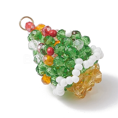 Glass Pendants PALLOY-MZ01038-1
