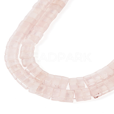 Natural Rose Quartz Multi Strand Links G-TAC0005-04B-1