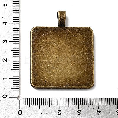 Vintage Tibetan Style Alloy Pendant Cabochon Settings TIBEP-M018-98AB-NF-1