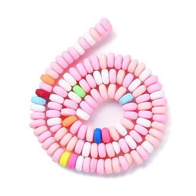 Handmade Polymer Clay Beads Strands CLAY-N008-008N-1