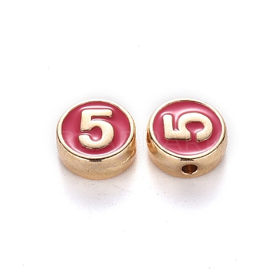 Alloy Enamel Beads ENAM-R055-04-05-RS-1
