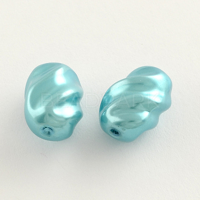 Mixed ABS Plastic Imitation Pearl Beads MACR-R546-20-1