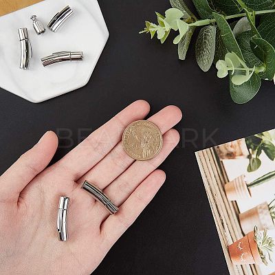 304 Stainless Steel Bayonet Clasps STAS-UN0001-88E-1