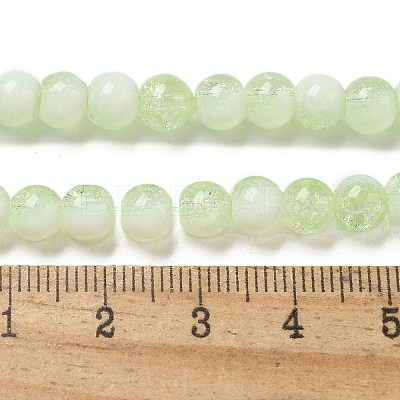 Crackle Glass Beads X1-GLAA-U001-6mm-09-1
