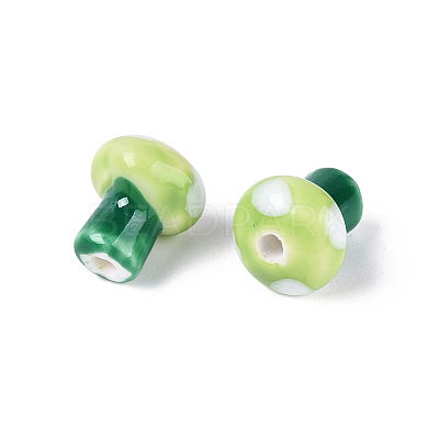 Handmade Porcelain Beads PORC-N012-03F-1