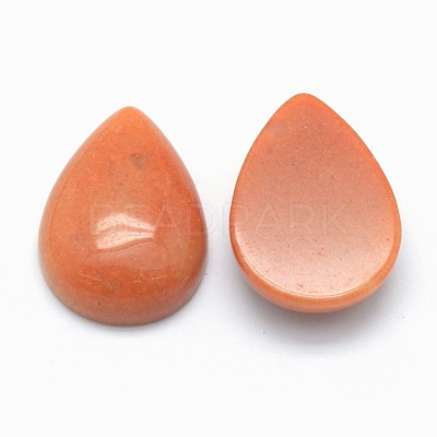 Natural Aventurine Cabochons G-E491-B-25-1