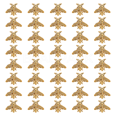 40Pcs Alloy Bees Lapel Pin Backs JEWB-GO0001-21AG-1
