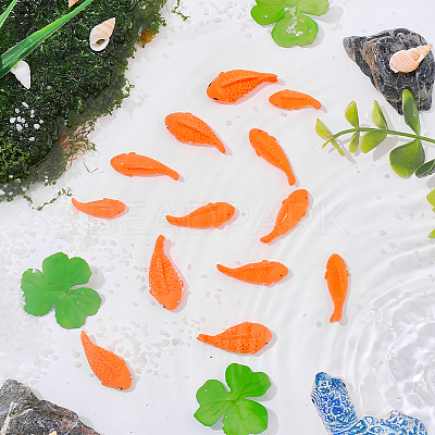 36Pcs 3 Styles Fish Resin Ornaments RESI-CN0001-03-1
