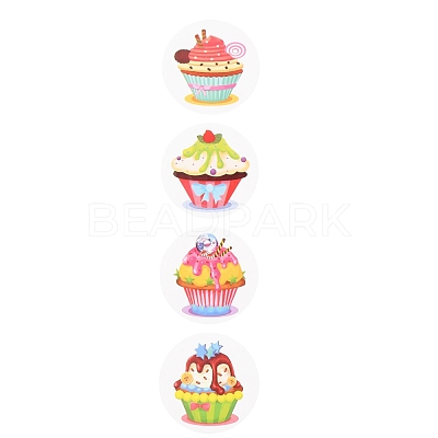 8 Styles Birthday Theme Paper Stickers DIY-L051-005B-1