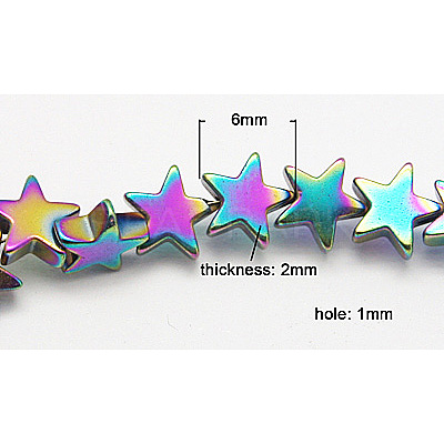 Non-Magnetic Synthetic Hematite Beads Strands X-G-Q519-1-1