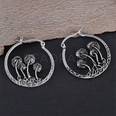 Alloy Hoop Earrings FS-WG4BE07-01-1-1