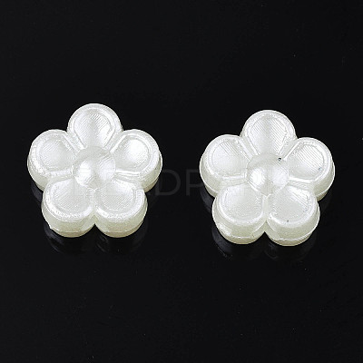ABS Plastic Imitation Pearl Beads LS-X-OACR-S020-14-1