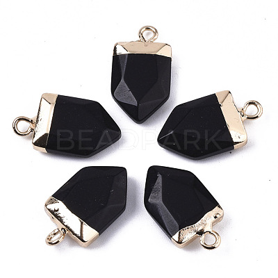 Natural & Synthetic Mixed Gemstone Pointed Pendants G-N326-34-1