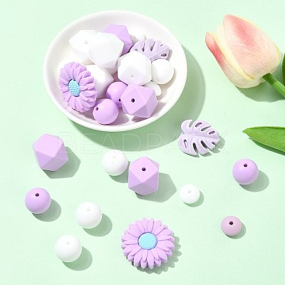 30Pcs Silicone Beads SIL-FS0001-33-1