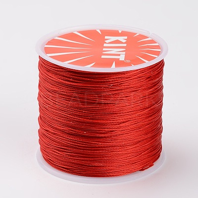 Round Waxed Polyester Cords YC-K002-0.5mm-10-1