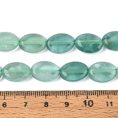 Natural Green Fluorite Beads Strands G-T142-62-1