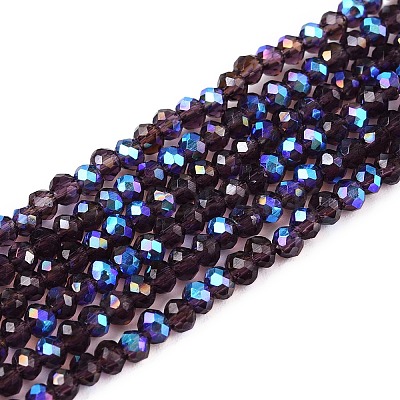 Electroplate Glass Beads Strands EGLA-A044-T1mm-L15-1