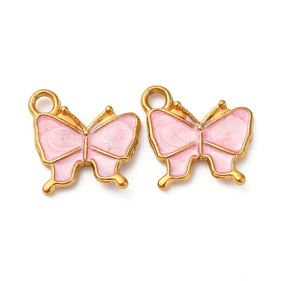 304 Stainless Steel Enamel Charms LS-STAS-Q363-02B-G-1