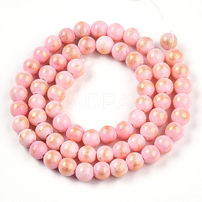 Natural Mashan Jade Beads Strands G-A255-A01-02B-1