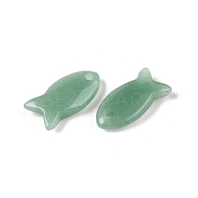 Natural Green Aventurine Pendants X-G-N342-106L-1