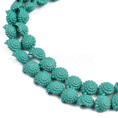Synthetic Coral Carved Beads Strands CORA-I023-05F-1