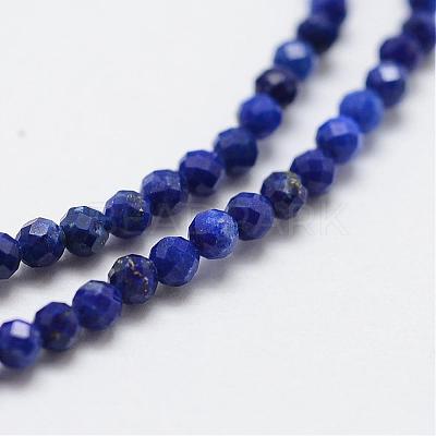 Natural Lapis Lazuli Bead Strands G-G663-48-4mm-1