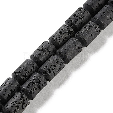 Synthetic Lava Rock Dyed Beads Strands G-H311-04-03-1