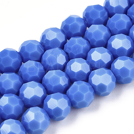 Opaque Glass Beads Stands EGLA-A035-P6mm-D07-1