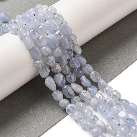 Natural Blue Lace Agate Beads Strands G-L608-A02-01A-1