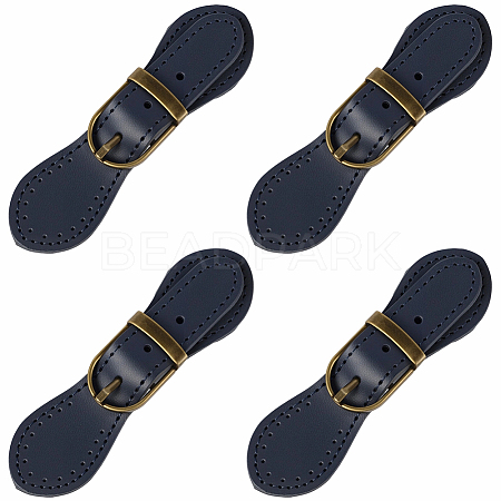 Leather Toggle Buckle AJEW-CL0003-73B-1