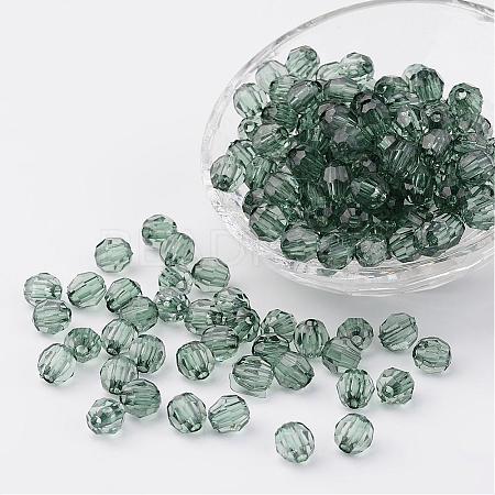 Transparent Acrylic Beads DB8mmC-34-1